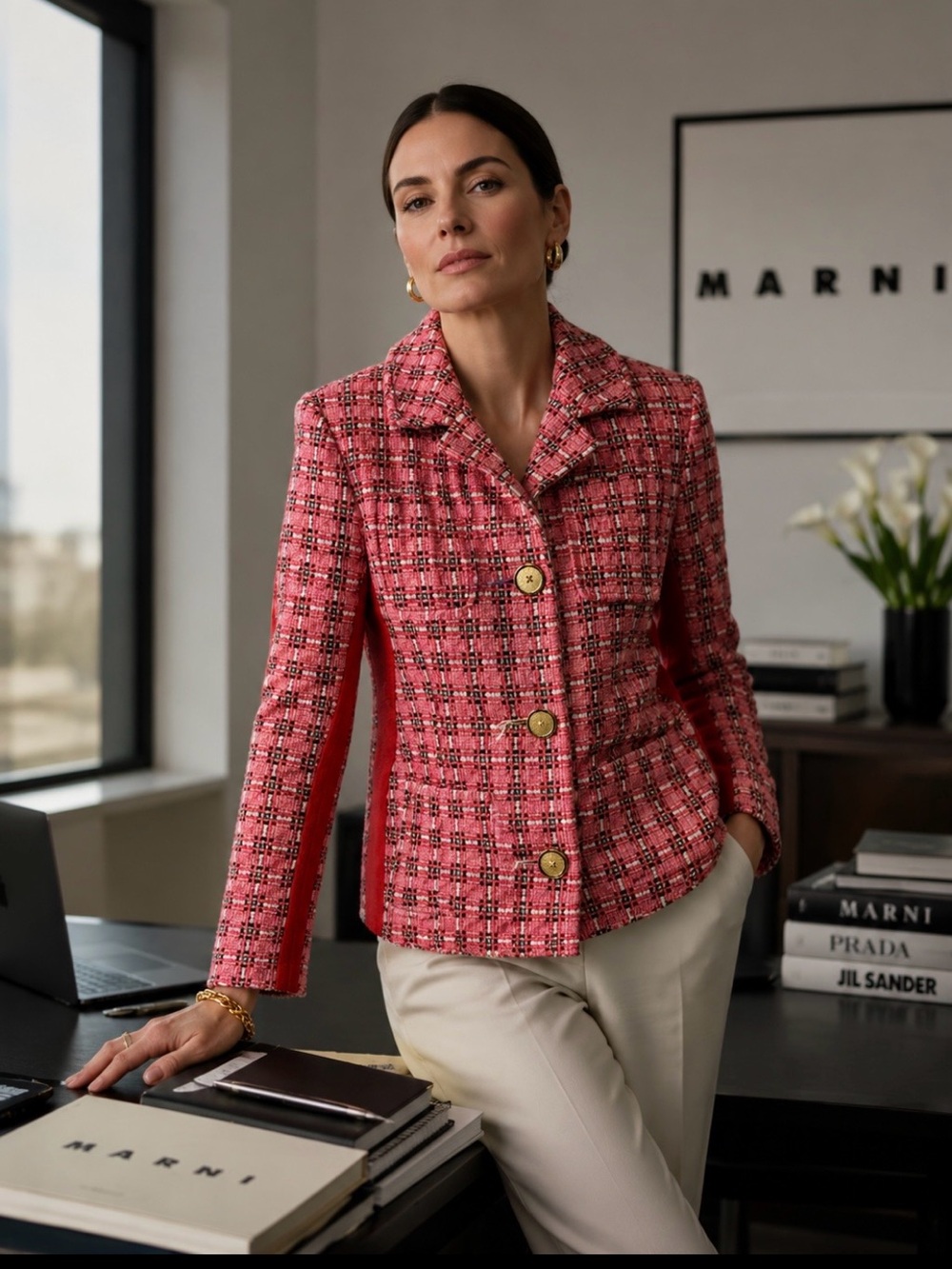 MARNI Tweed Women's Jacket